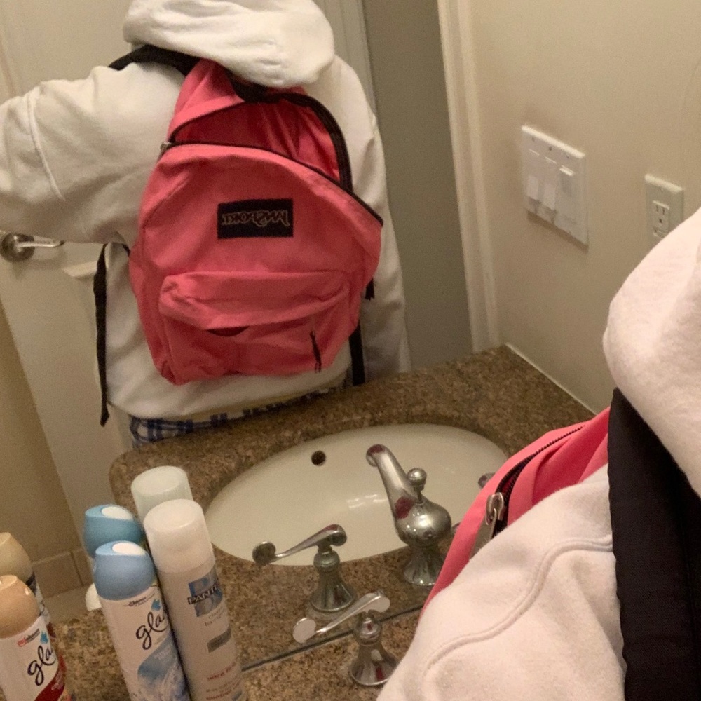 Jansport pink backpack